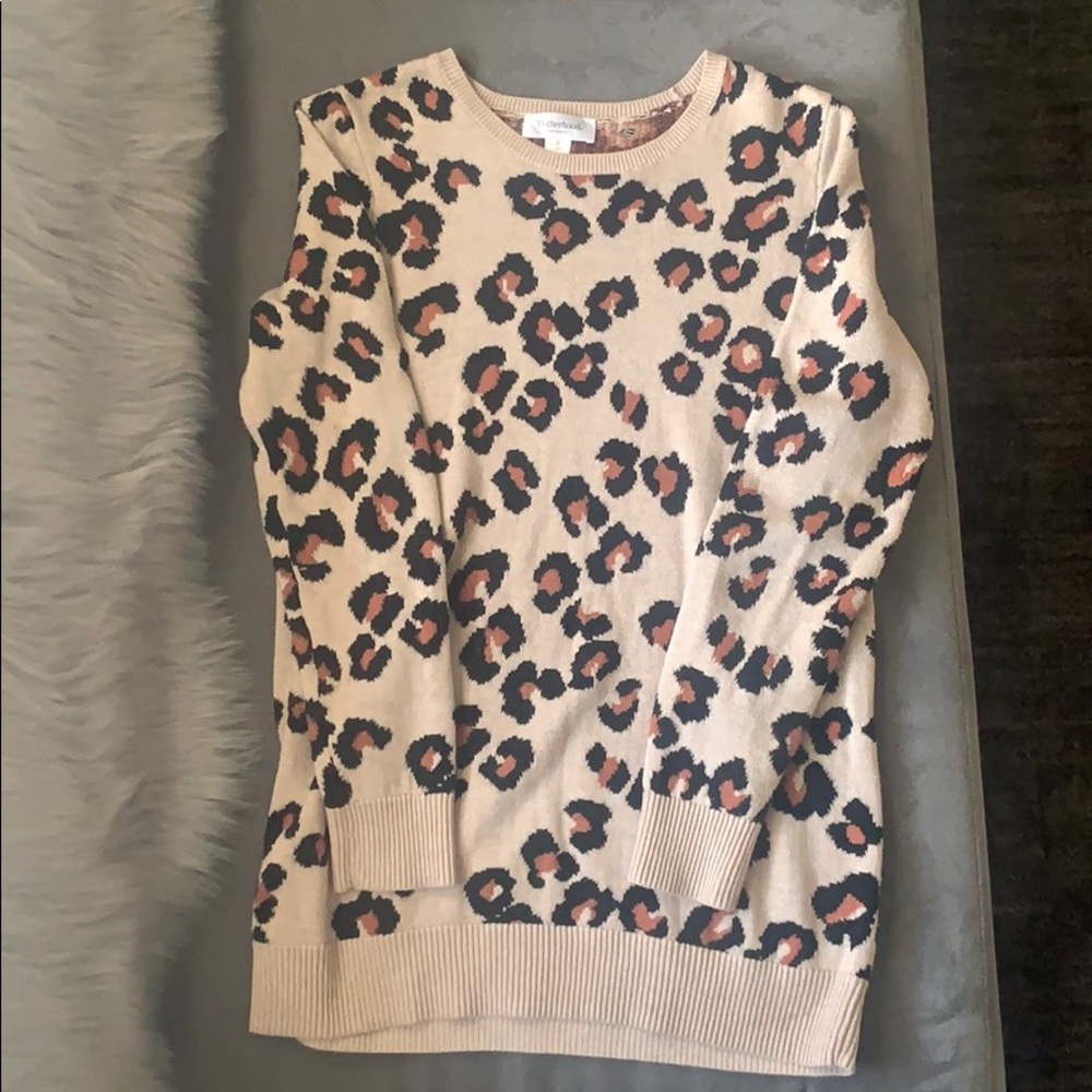 Motherhood Maternity animal print sweater